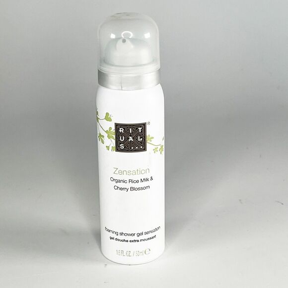 Rituals Zensation Rice Milk & Cherry Blossom Foaming Shower Gel 1.68 fl oz New - Picture 1 of 3